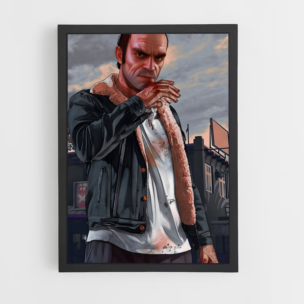 Poster Voleur de Style – affiche GTA V (vue 2)